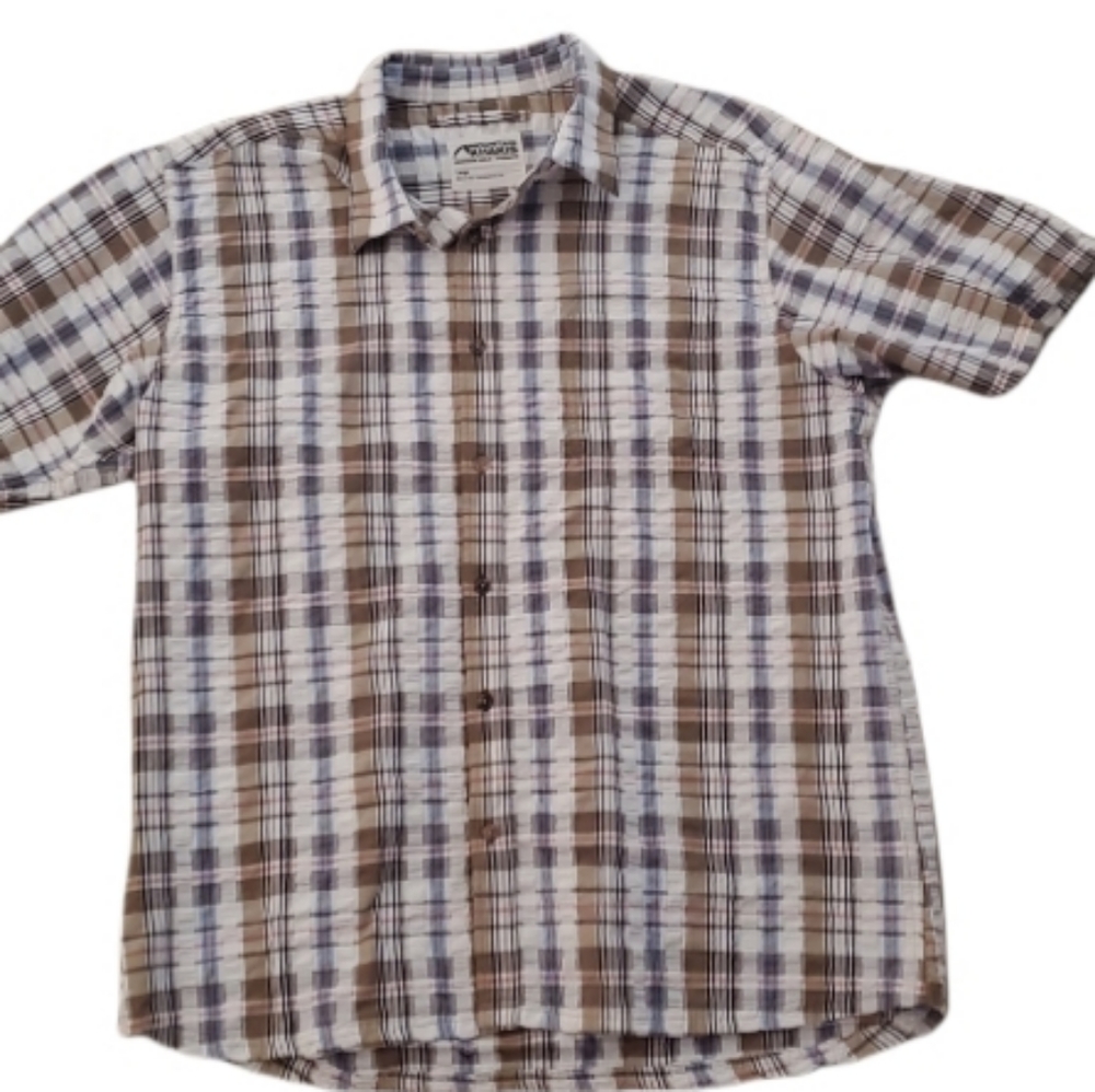 Mountain khakis button down shirt large